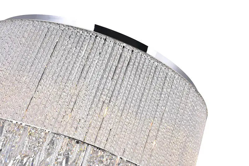 CWI LIGHTING BENSON 14-LIGHT FLUSH MOUNT 5562C24C Clear