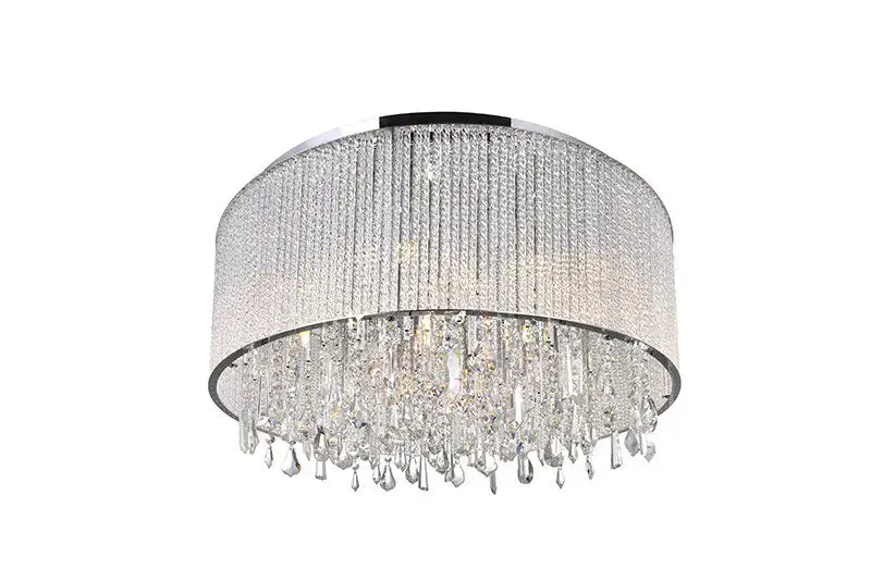 CWI LIGHTING BENSON 14-LIGHT FLUSH MOUNT 5562C24C Clear