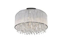 CWI LIGHTING BENSON 14-LIGHT FLUSH MOUNT 5562C24C Clear