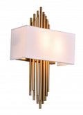 BETHEL WALL SCONCE WITH A WHITE BOX SHADE MU37SW18G