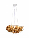 BETHEL SHINY GOLD ACRYLIC LED CHANDELIER DLS105C20G