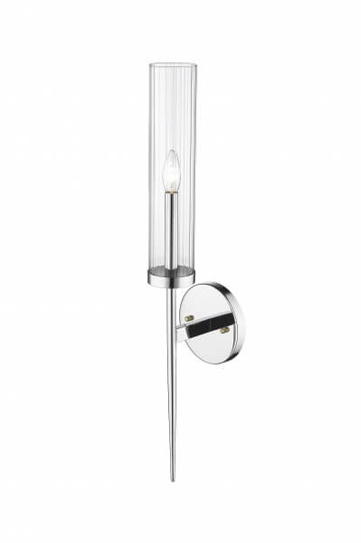 BETHEL CHROME FRAME WALL SCONCE  MU27W30CH