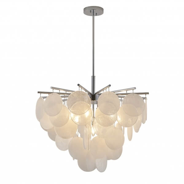 BETHEL CHROME METAL FRAME CHANDELIER TD31C30CH