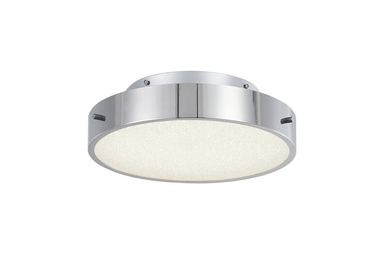 BETHEL CHROME FRAME LED FLUSH MOUNT  FT103FM16CH