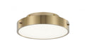 BETHEL BRASS FRAME LED FLUSH MOUNT FT102FM12BR