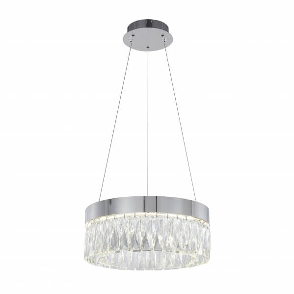 BETHEL  LED CHROME CHANDELIER FT95C16CH