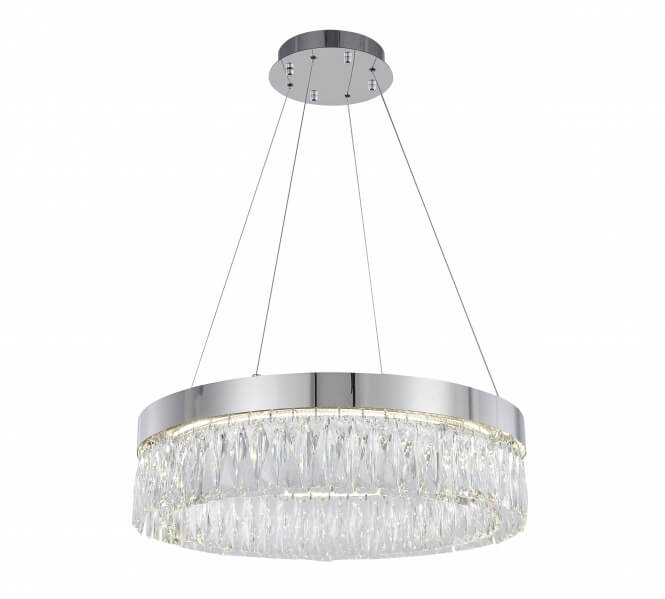 BETHEL LED CHROME CHANDELIER FT94C24CH