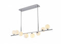 BETHEL CHROME FRAME LINEAR CHANDELIER DU178C42CH