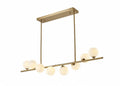 BETHEL CHROME FRAME LINEAR CHANDELIER DU178C42CO