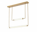 BETHEL BRASS FRAME LED CHANDELIER DC04C43G