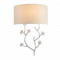 BETHEL SILVER BRANCH WALL SCONCE LA37W14SL