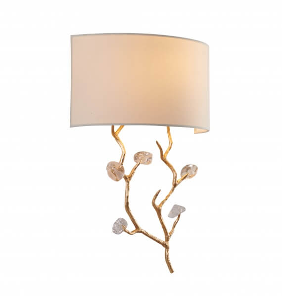 BETHEL GOLD BRANCH WALL SCONCE  LA37W14G