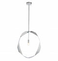 BETHEL CHROME TWISTED RING PENDANT LA40C20CH