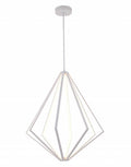 BETHEL  WHITE DIAMOND METAL LED CHANDELIER WE03C32WH