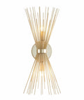 BETHEL GOLD IRON FRAME SPIKED CONE WALL SCONCE DU168W20G
