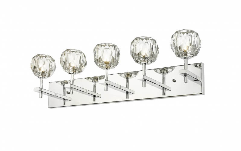 BETHEL CHROME FRAME WALL SCONCE YS12W30CH