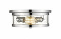 BETHEL CHROME ROUND FLUSH MOUNT  YS22137-2C-CH
