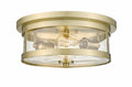 BETHEL GOLD ROUND FLUSH MOUNT YS22137-2C-GD