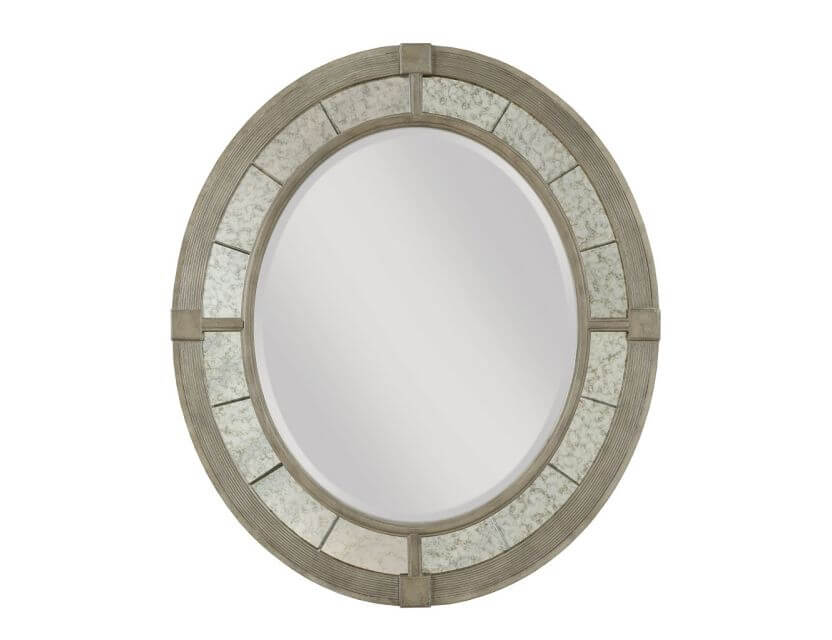 AMERICAN DREW SAVONA ROCOCO OVAL MIRROR 654-020
