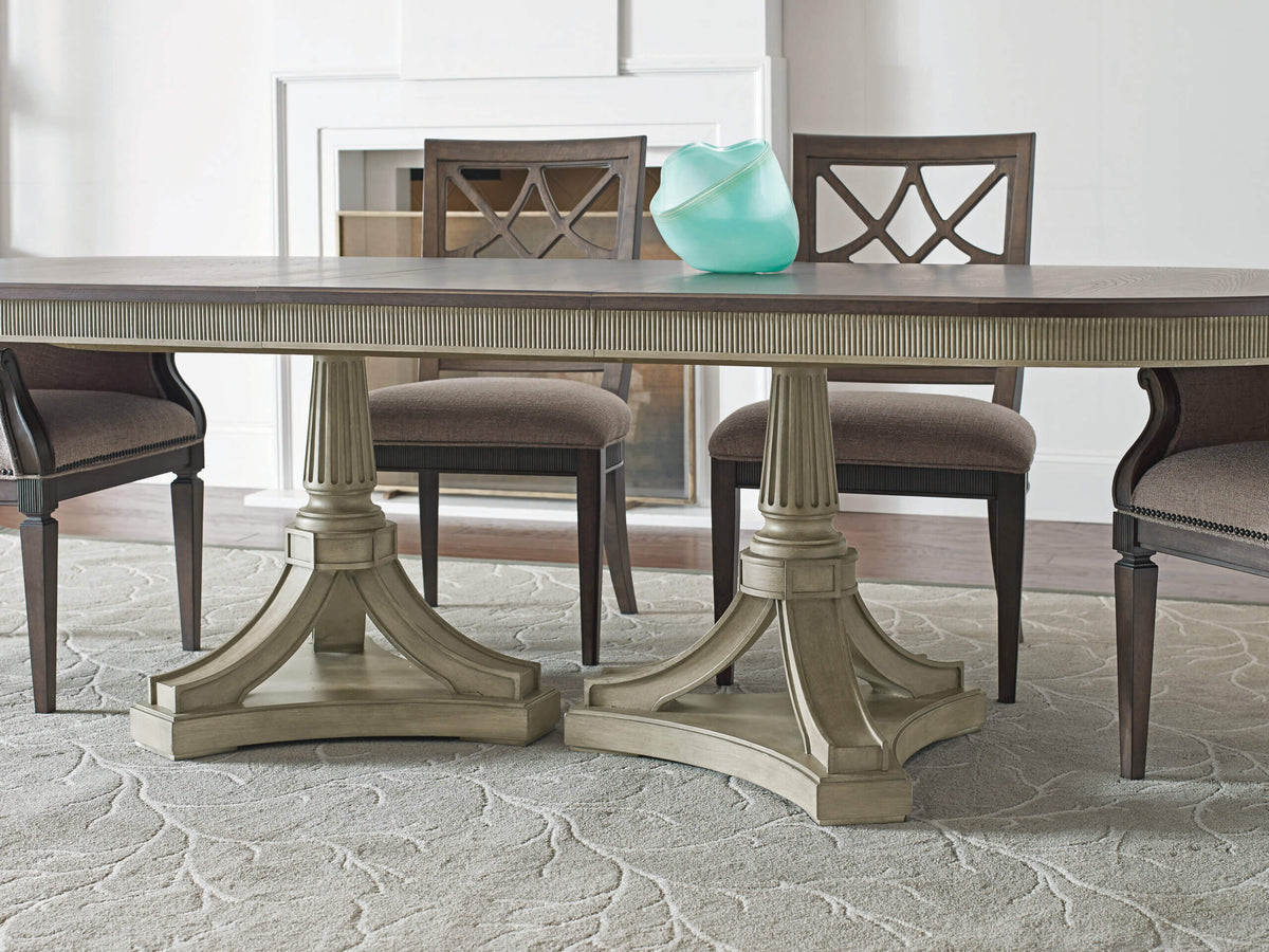 AMERICAN DREW SAVONA FRIEDRICK DINING TABLE 654-744R