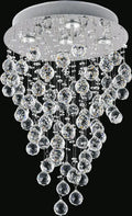 CWI LIGHTING RAIN DROP 5-LIGHT FLUSH MOUNT 6601C16C