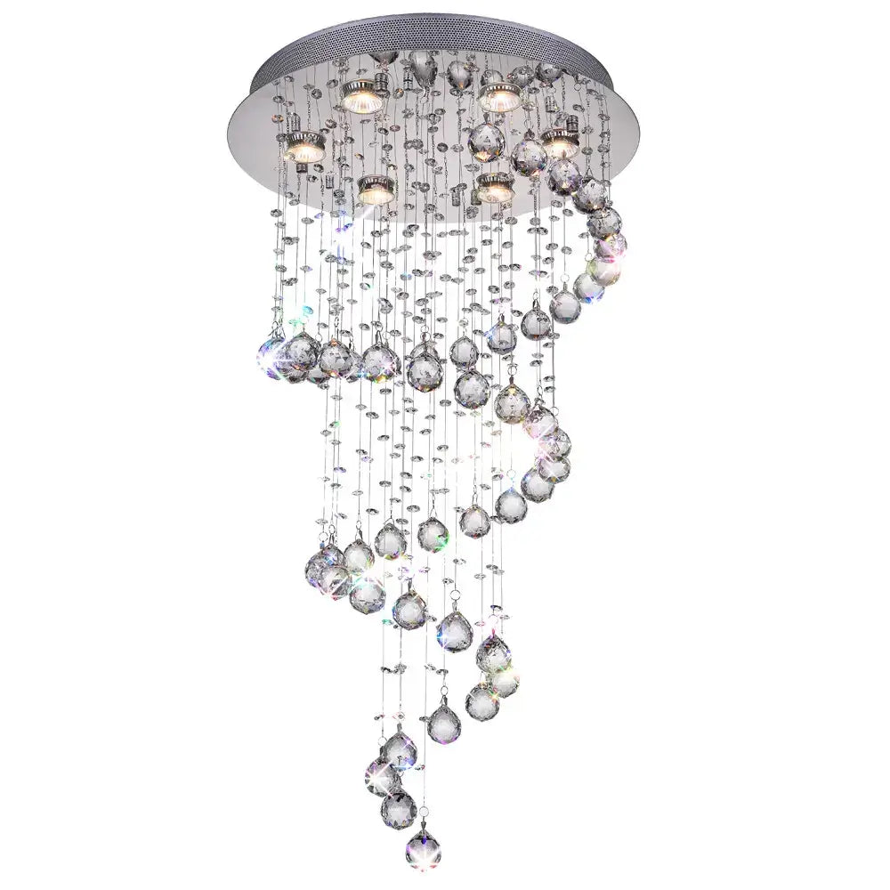 CWI LIGHTING SPIRAL 6-LIGHT FLUSH MOUNT 6603C20C(H:35)