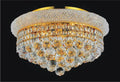 CWI LIGHTING EMPIRE 5-LIGHT FLUSH MOUNT GOLD 8001C18G
