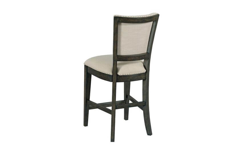 KINCAID PLANK ROAD KIMLER COUNTER HEIGHT CHAIR CHARCOAL SET OF TWO 706-691C
