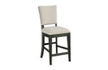 KINCAID PLANK ROAD KIMLER COUNTER HEIGHT CHAIR CHARCOAL SET OF TWO 706-691C
