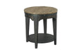 KINCAID PLANK ROAD ARTISANS ROUND END TABLE CHARCOAL 706-920C