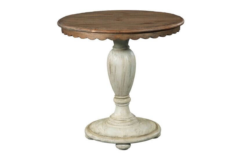 KINCAID WEATHERFORD - CORNSILK  ACCENT TABLE 75-020