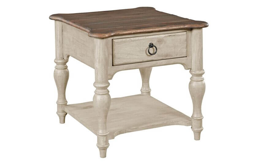 KINCAID WEATHERFORD - CORNSILK END TABLE 75-021