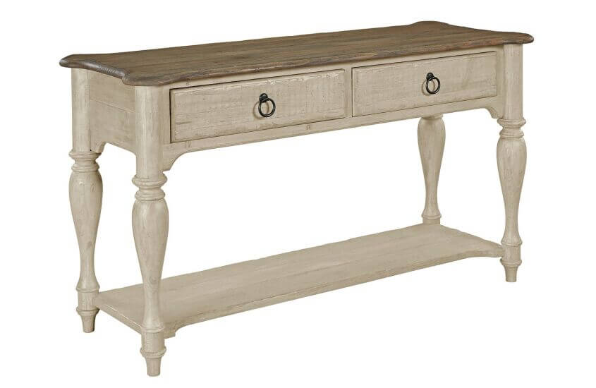 KINCAID WEATHERFORD CORNSILK  SOFA TABLE 75-029