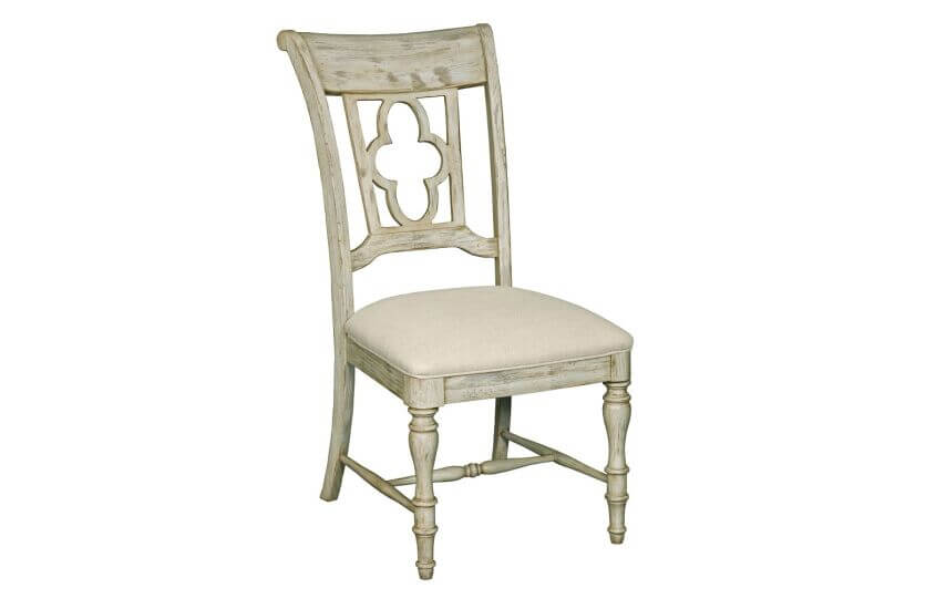 KINCAID WEATHERFORD CORNSILK SIDE CHAIR SET OF TWO 75-061
