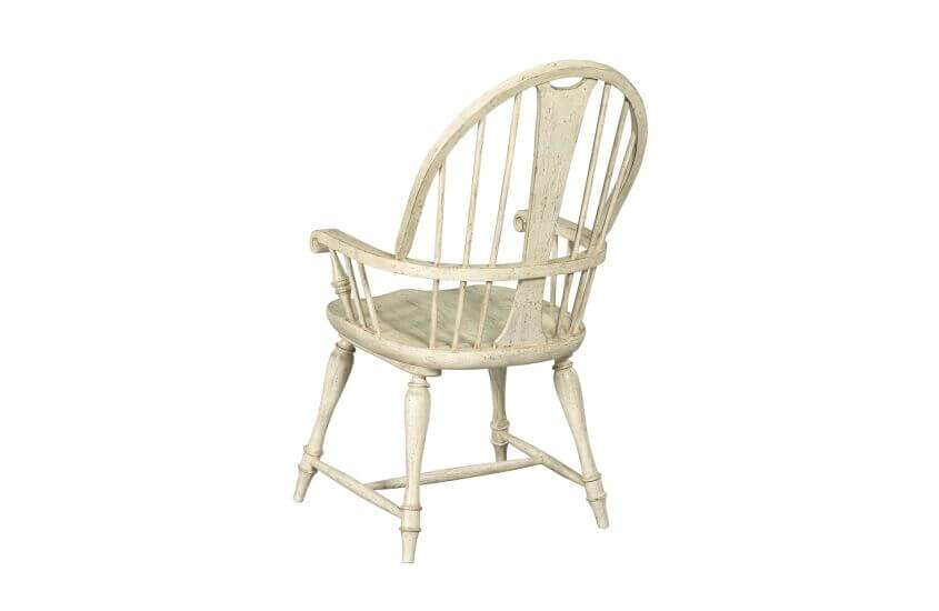 KINCAID WEATHERFORD CORNSILK BAYLIS ARM CHAIR  SET OF TWO 75-064