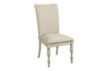 KINCAID WEATHERFORD CORNSILK TASMAN UPHOLSTERED CHAIR  SET OF TWO 75-065