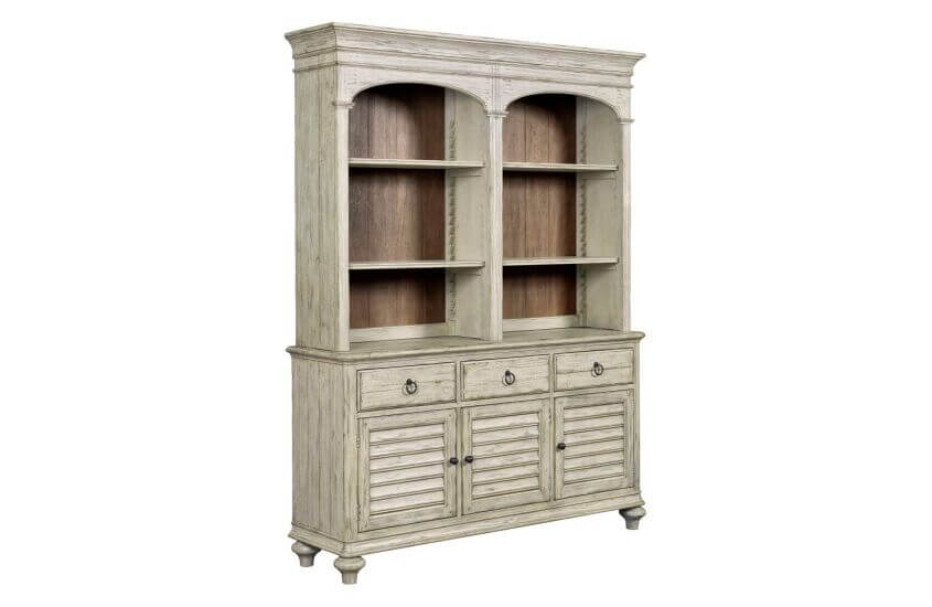 KINCAID WEATHERFORD CORNSILK HASTINGS OPEN HUTCH/BUFFET 75-079P