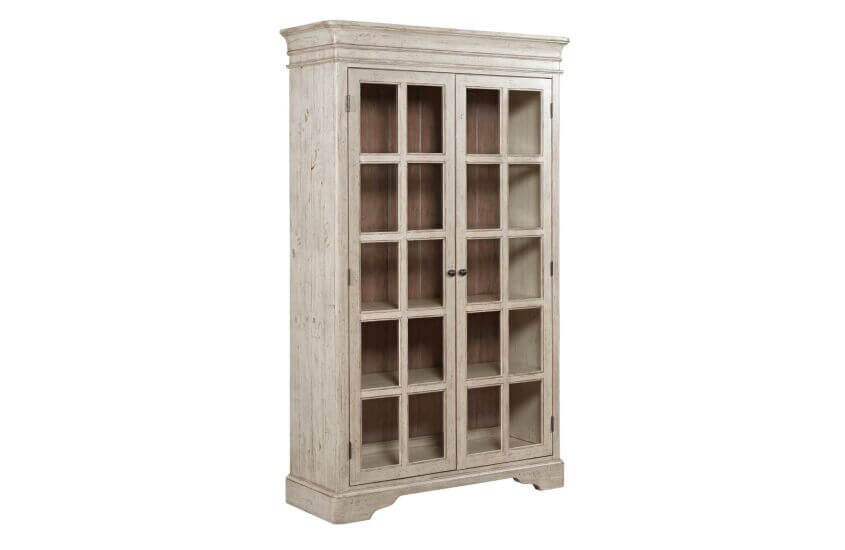 KINCAID WEATHERFORD CORNSILK CLIFTON CHINA CABINET 75-080
