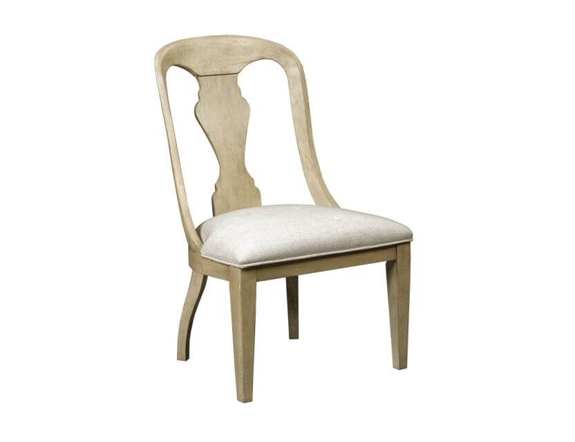 AMERICAN DREW LITCHFIELD WHITBY UPHOLSTERED SIDE CHAIR DRIFTWOOD 750-622D SET OF TWO