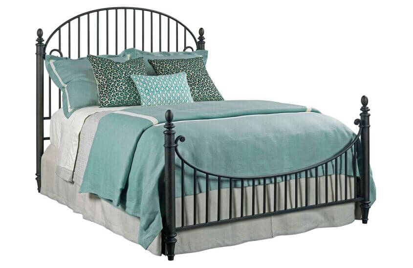 KINCAID WEATHERFORD CORNSILK CATLINS KING METAL BED 75-126P