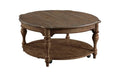 KINCAID WEATHERFORD HEATHER BOLTON ROUND COCKTAIL TABLE 76-024