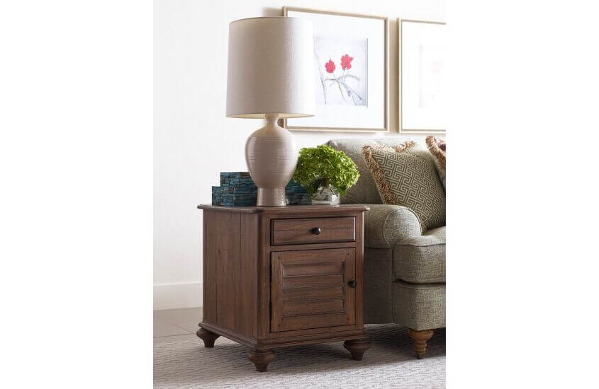 KINCAID WEATHERFORD HEATHER CHAIRSIDE TABLE 76-026