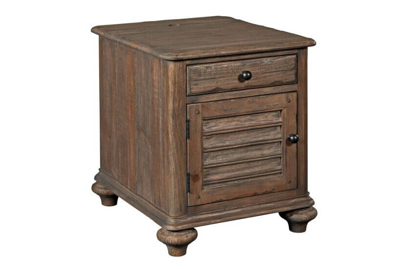 KINCAID WEATHERFORD HEATHER CHAIRSIDE TABLE 76-026