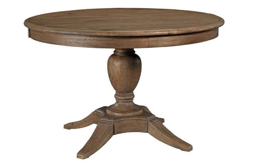 KINCAID WEATHERFORD HEATHER MILFORD ROUND DINING TABLE 76-052P