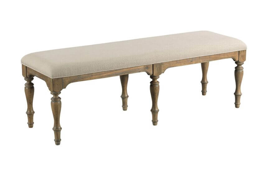 KINCAID WEATHERFORD HEATHER BELMONT DINING BENCH 76-068
