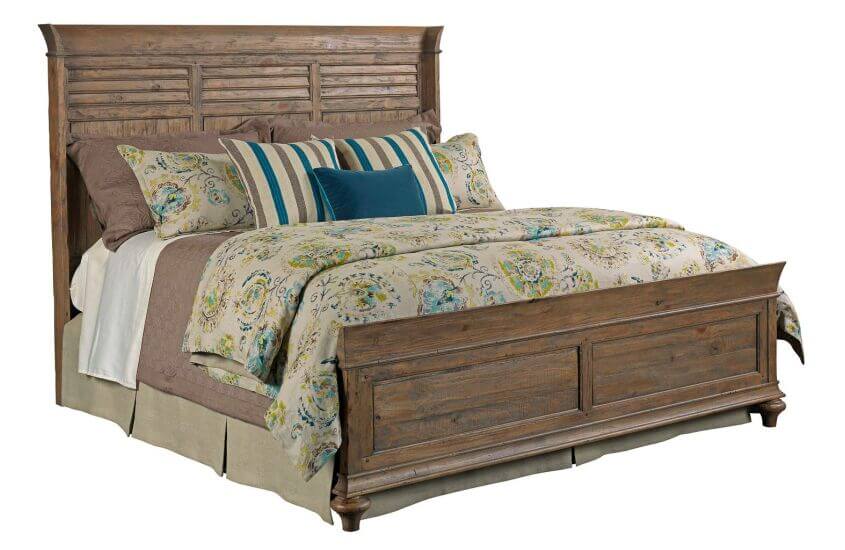 KINCAID WEATHERFORD HEATHER SHELTER QUEEN BED 76-130P