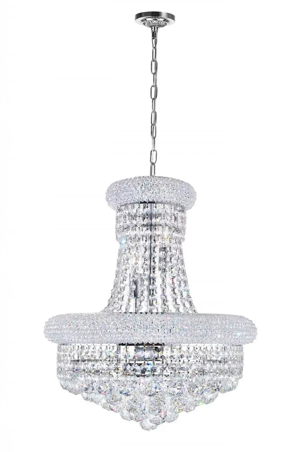 CWI LIGHTING EMPIRE 8-LIGHT CHANDELIER 8001P18C