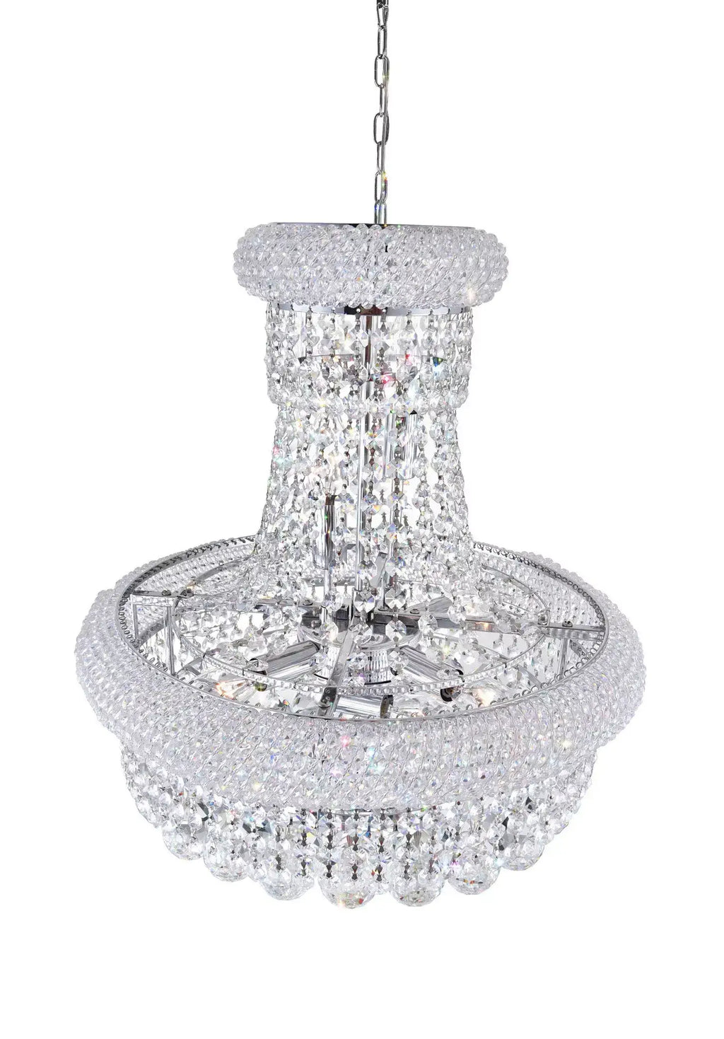 CWI LIGHTING EMPIRE 8-LIGHT CHANDELIER 8001P18C
