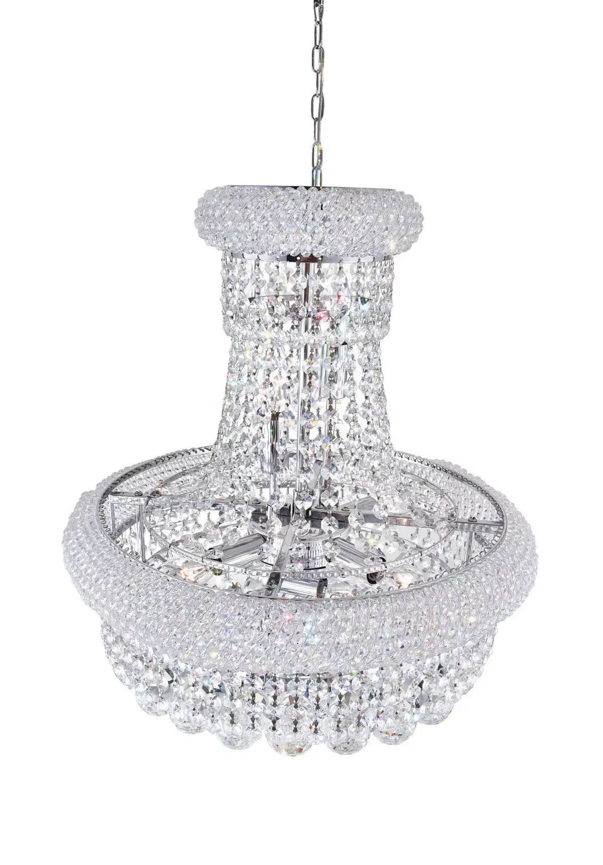 CWI LIGHTING EMPIRE 8-LIGHT CHANDELIER 8001P18C
