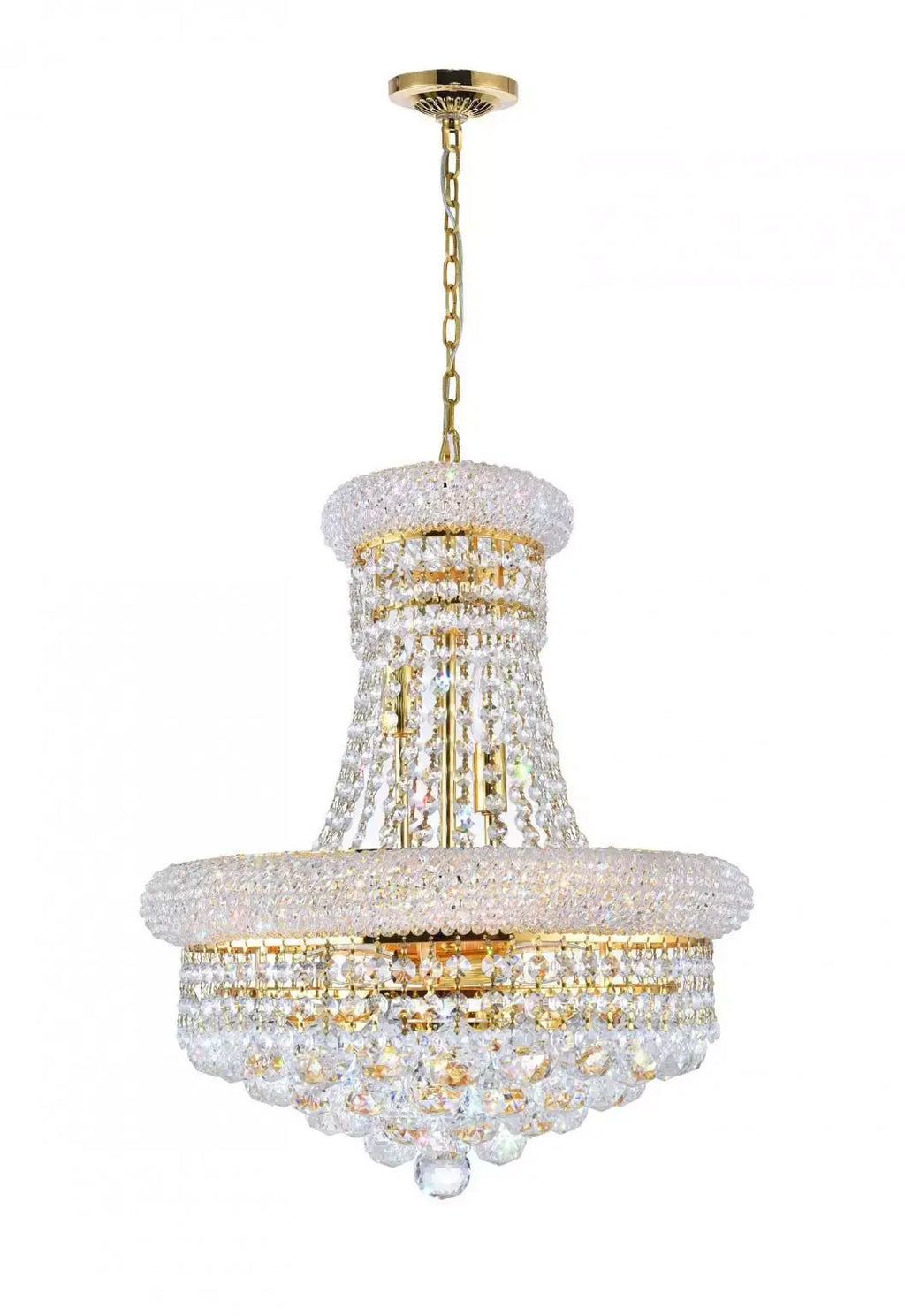 CWI LIGHTING EMPIRE 8-LIGHT CHANDELIER 8001P18G